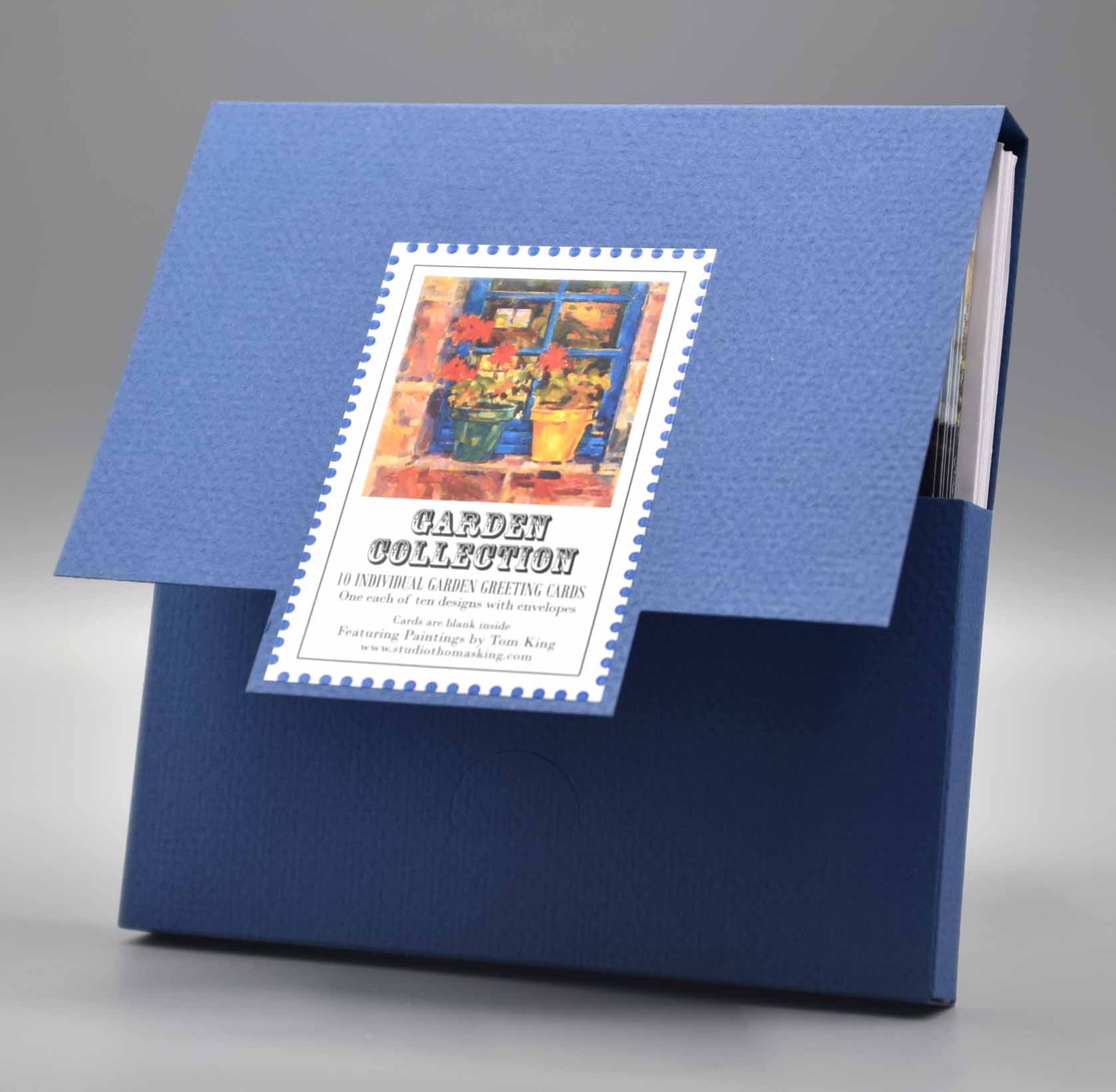 Garden Collection Pochette. Containing ten individual greetings cards with envelopes featuring garden paintings. Click on image for more details. - Image 2