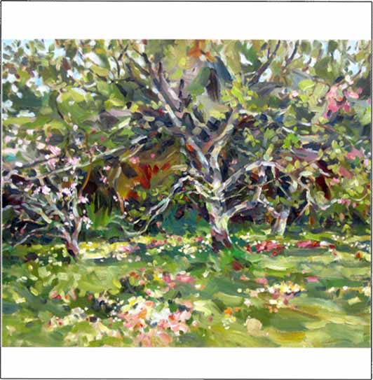 Art Card - The Orchard in Spring.