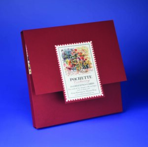 Red Pochette Containing Ten Greetings Cards (2 x 5 Images) with Envelopes. Click on image for more details.