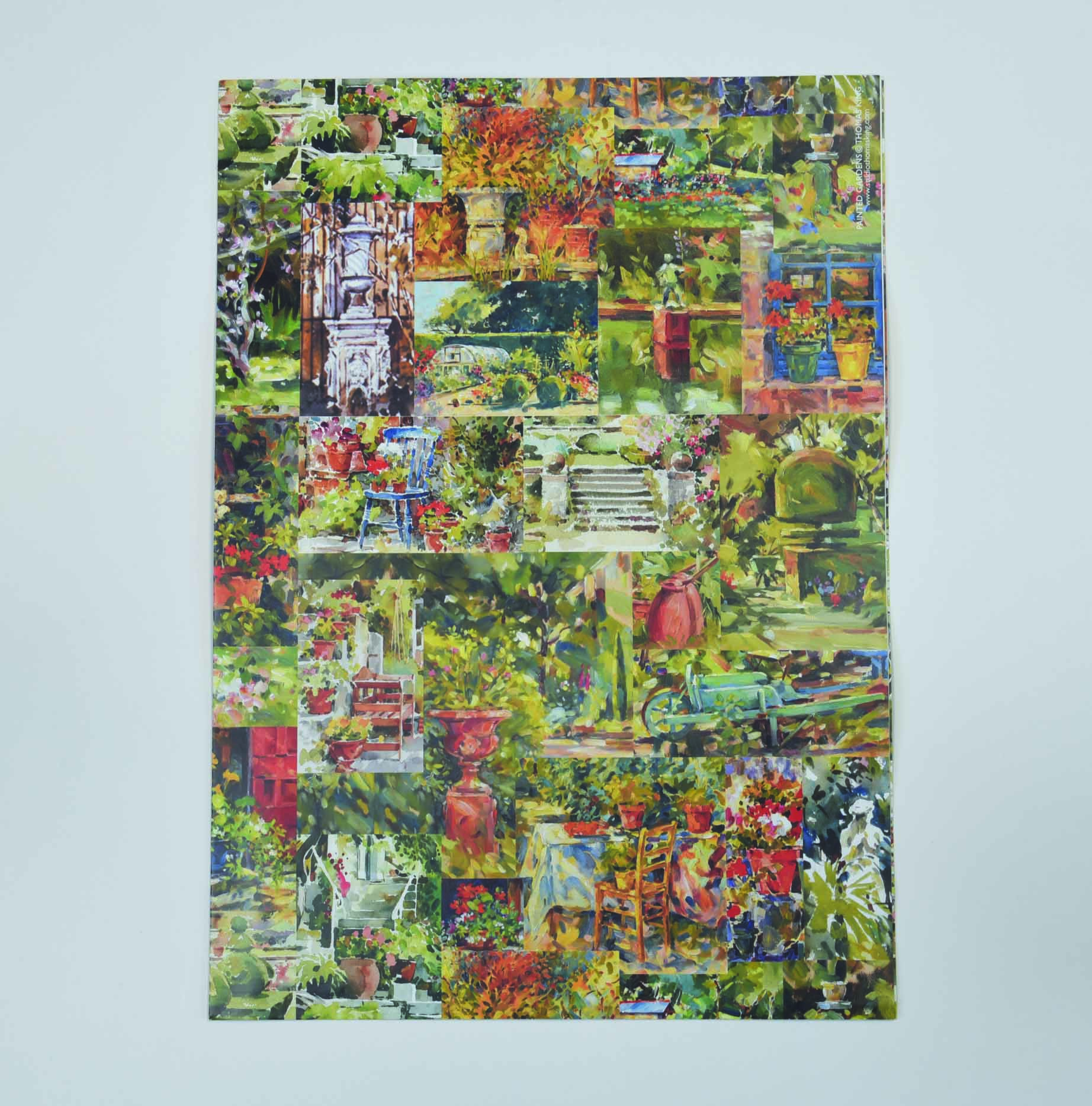 3 x Painted Gardens Gift Wrap - Image 4