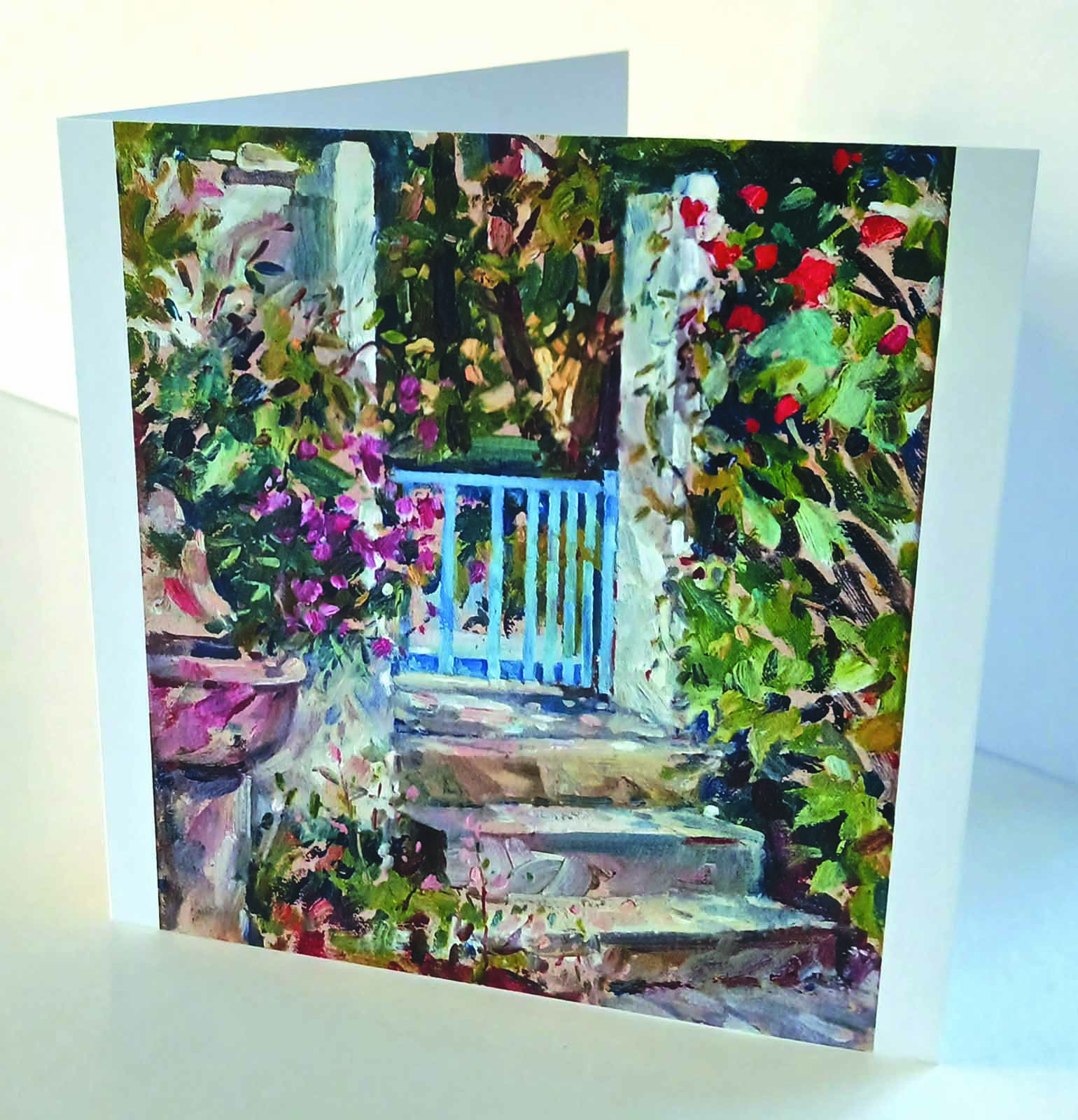 Art Card - (Q) Three Steps to a Blue Gate - Image 4